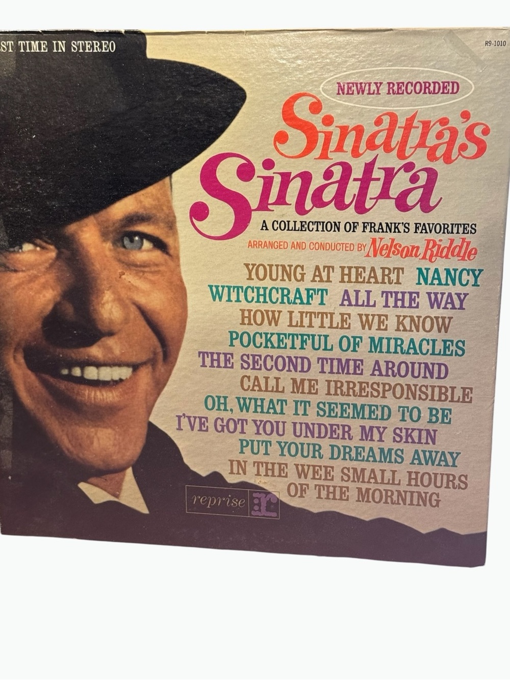1963 Frank Sinatra Sinatra's Sinatra Vinyl LP Stereo Reprise R9-1010 FS 1010